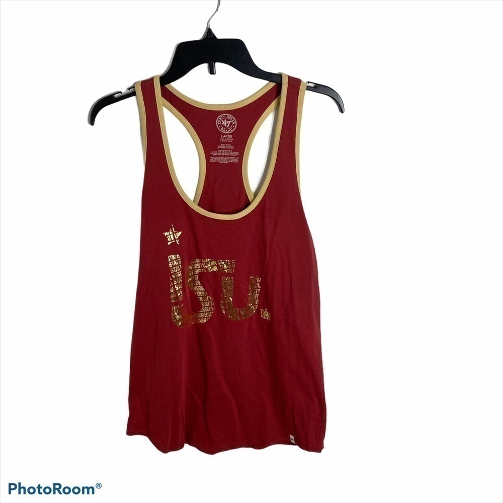 ISU Tank Top NWT ‘47 Gold Red Women’s Large Illinois State University